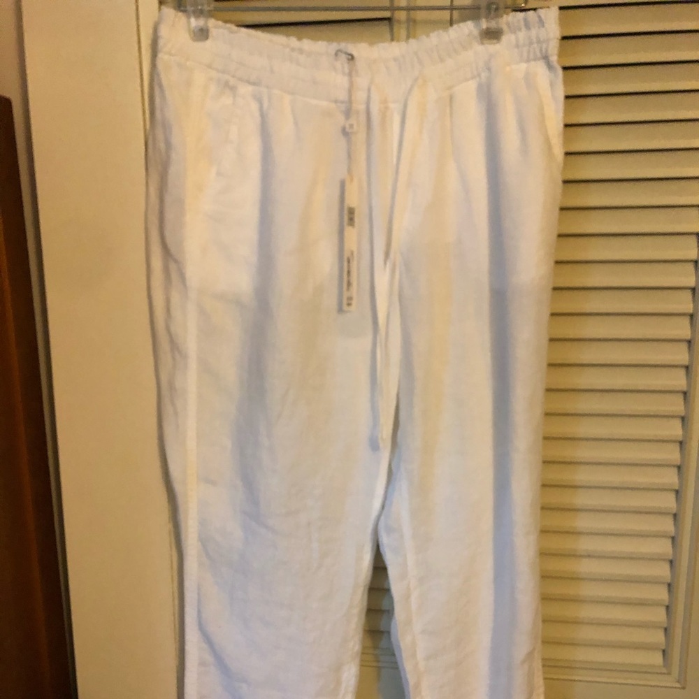White Linen Pants